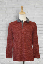 Load image into Gallery viewer, Men Adaptive Polo Long Sleeve