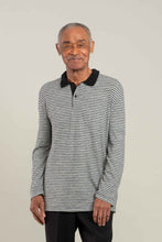 Load image into Gallery viewer, Men Adaptive Polo Long Sleeve