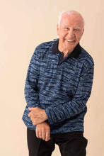 Load image into Gallery viewer, Men Adaptive Polo Long Sleeve