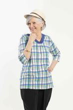 Load image into Gallery viewer, Ladies Adaptive Short Sleeve Top With V-Neck