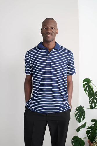 Mens Adaptive Polo With Short Sleeves
