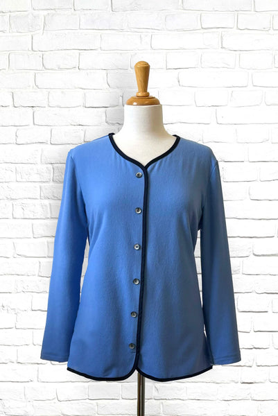 Ladies Adaptive Top Fake Cardigan
