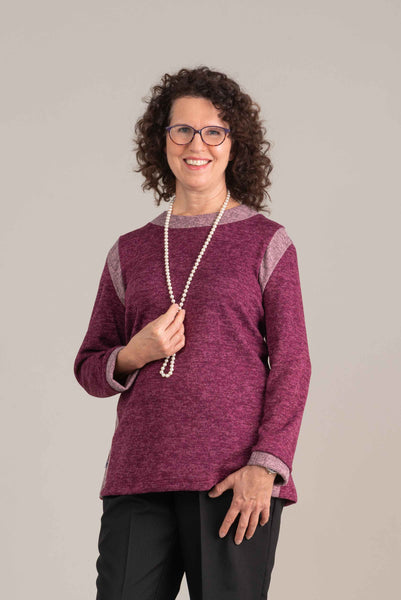 Ladies Adaptive Sweater with Round Neck