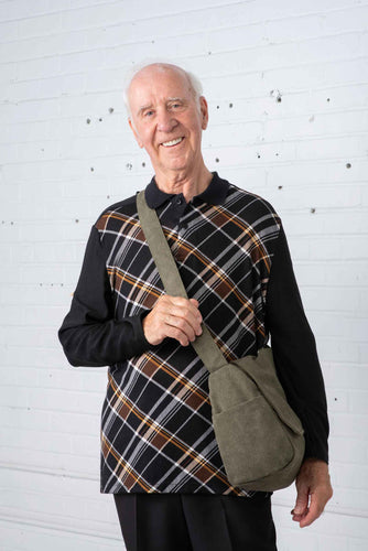 Men Adaptive Polo Long Sleeve
