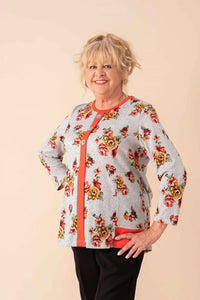 Ladies Adaptive Top Fake Cardigan