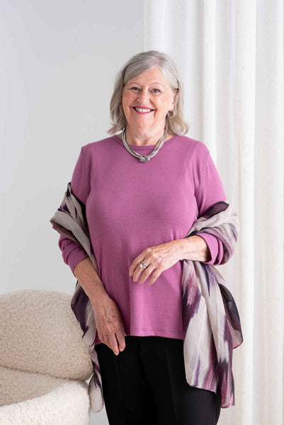 Ladies Adaptive Sweater with Round Neck