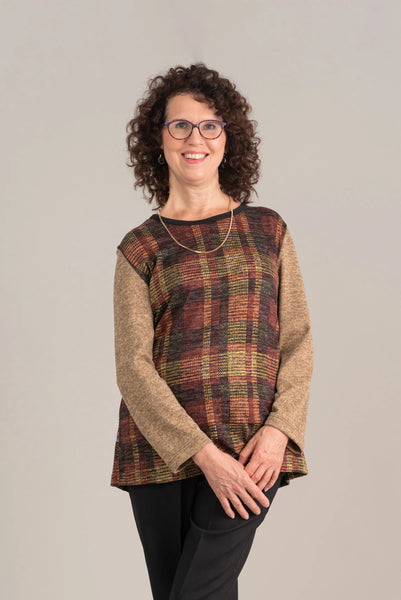 Ladies Adaptive Sweater with Round Neck
