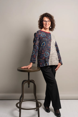 Ladies Adaptive Top with V Neck