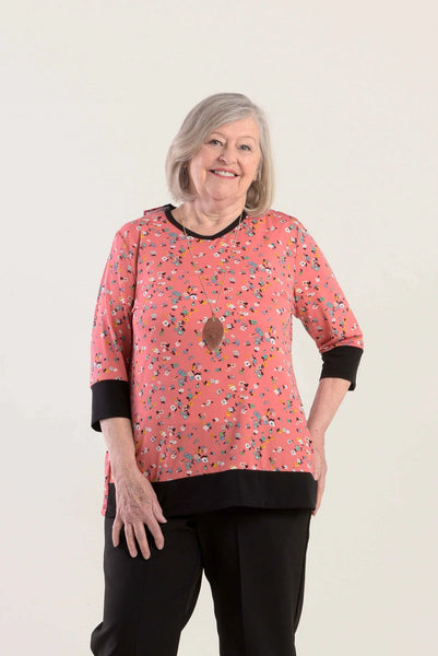 Ladies Adaptive Top With Combo Color