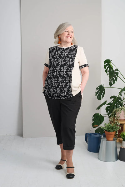 Ladies Adaptive Top, Contrast Pattern