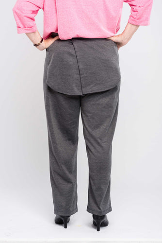 Women's Adaptive Pants, Open Back Polyester Blend