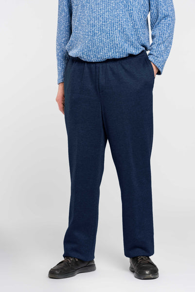 Men's Adaptive Pants, Side Slit Cotton