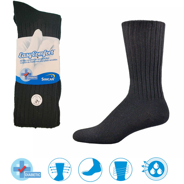 Simcan Easy Comfort Diabetic Socks 3 Pack
