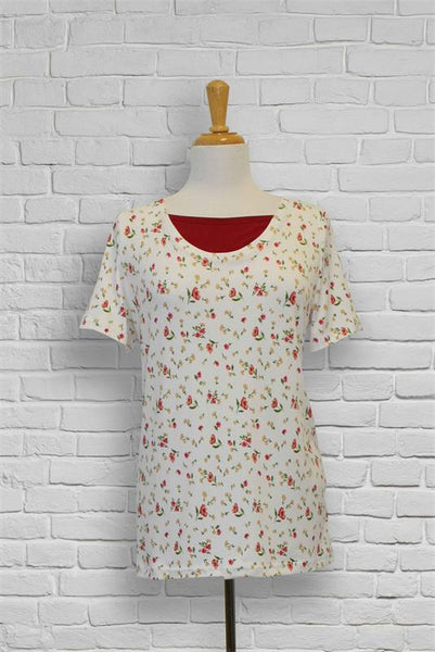Ladies Adaptive Basic Top Short Sleeves