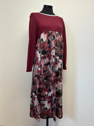 Ladies Adaptive Long Sleeve Dress, Round Neck