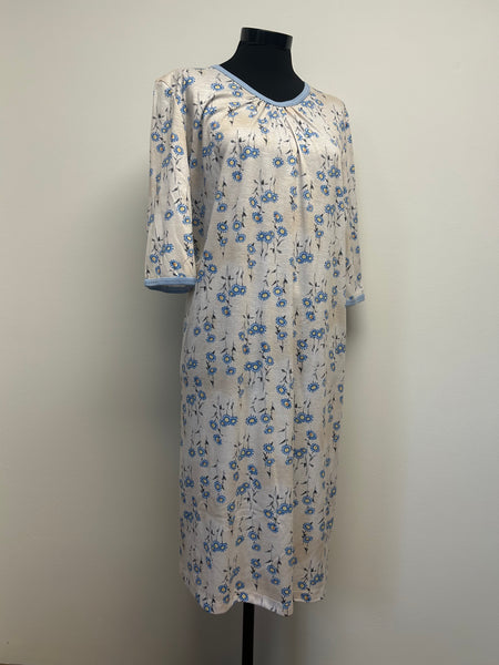 Ladies Adaptive Nightgown, V-Neck With Bow