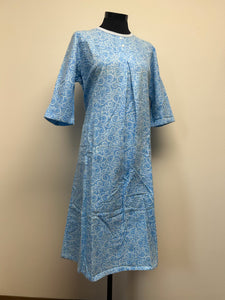 Ladies Adaptive Nightgown, Crew Neck, 2 Buttons