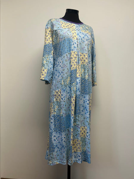 Ladies Adaptive Nightgown, Crew Neck, 2 Buttons