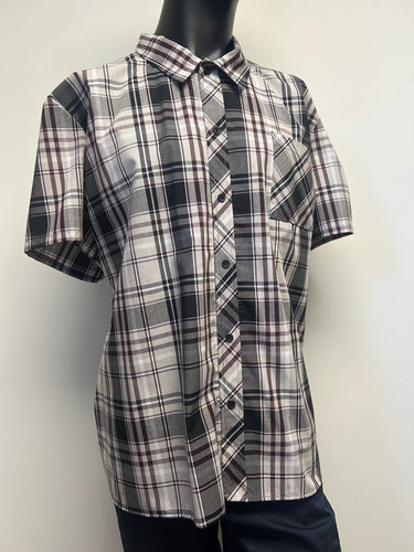 Mens Adaptive Button Up Short Sleeve