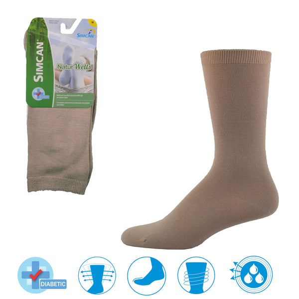 Simcan NaturWells Diabetic Socks